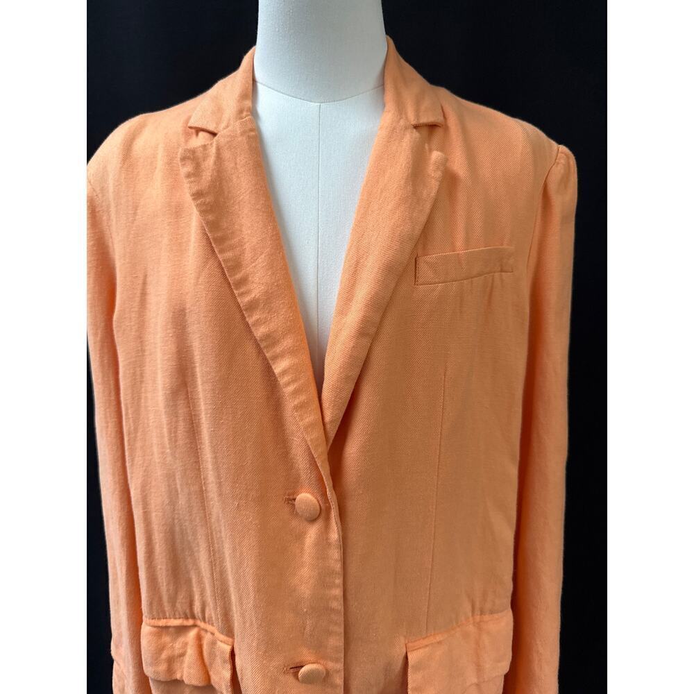 Women’s Ashley Park X RTR. Orange Blazer Jacket Sz XS - Picture 4 of 6